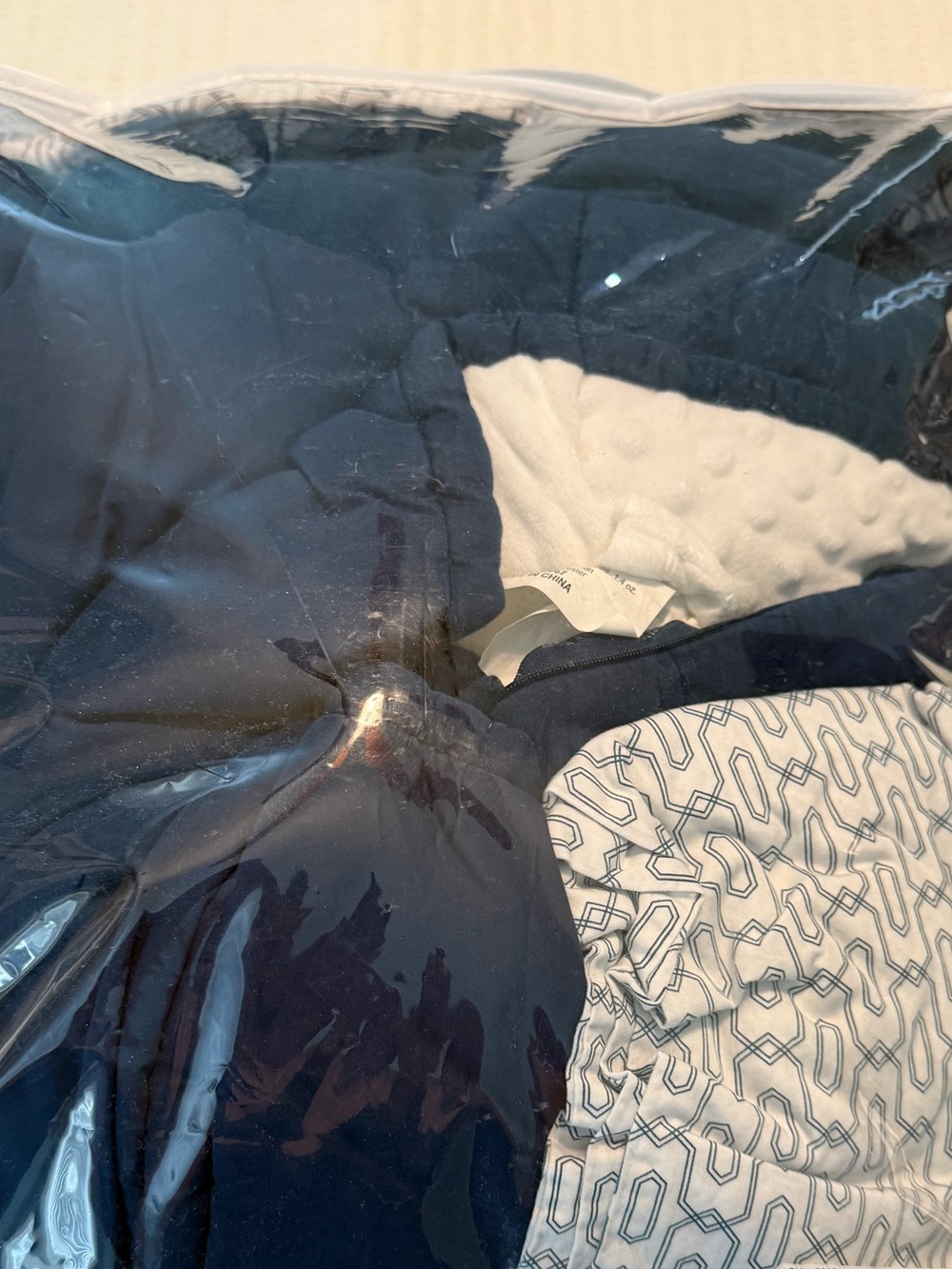 Beddy’s All-in-One Zipper Bedding Set - Twin in Evan (navy minky) - Picture 3 of 4